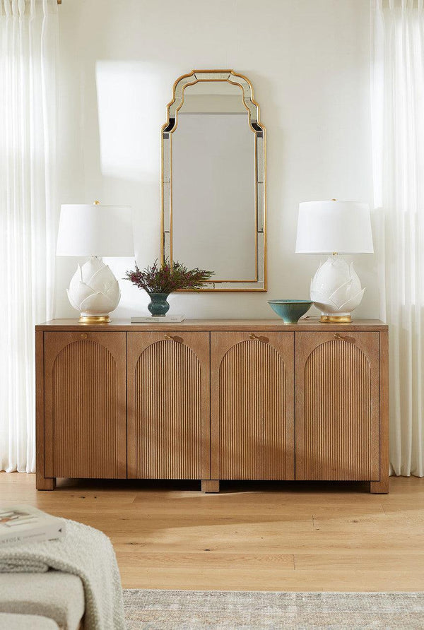 Arcadia 4-Door Cabinet-Blue Hand Home