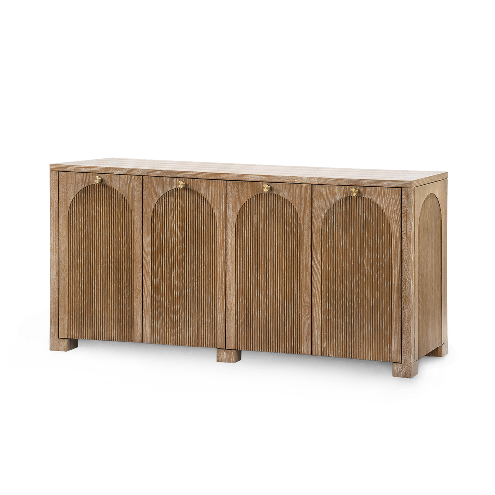 Arcadia 4-Door Cabinet-Blue Hand Home