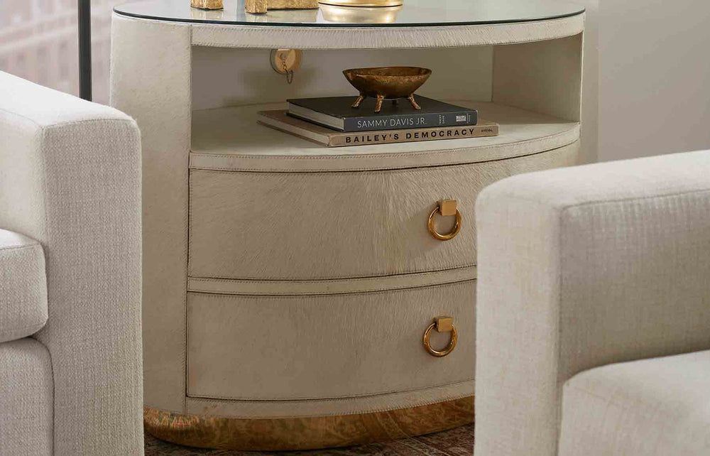 Aurelia Bowl, Gold Leaf - Hand-Cast Metal Oval Decorative Catchall