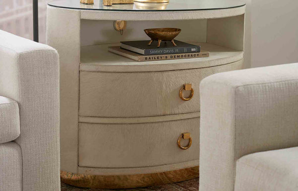 Aurelia Bowl, Gold Leaf - Hand-Cast Metal Oval Decorative Catchall