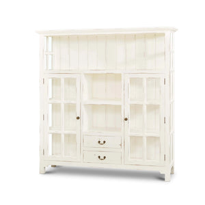 Aries Kitchen Cupboard 2 Drawer-Blue Hand Home