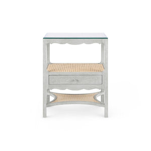 Arianna 1-Drawer Side Table / Soft Gray-Villa & House-Blue Hand Home