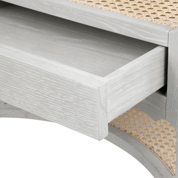 Arianna 1-Drawer Side Table / Soft Gray-Villa & House-Blue Hand Home
