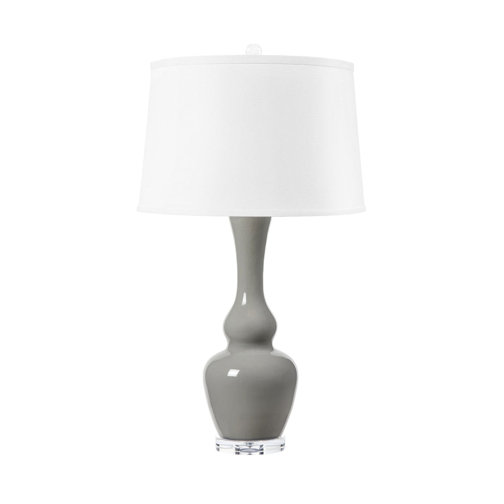 Ansonia Lamp Without Shade, Graphite Glow