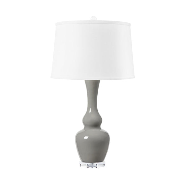 Ansonia Lamp Without Shade, Graphite Glow