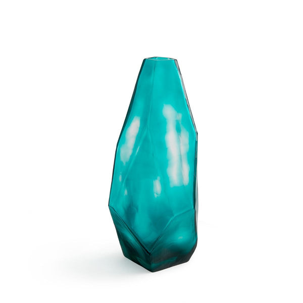 Asscher Vase / Peacock-Villa & House-Blue Hand Home