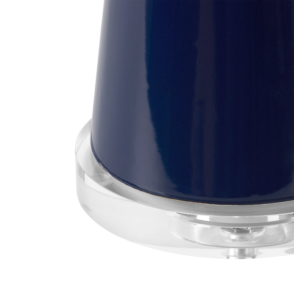 Astrid Lamp Without Shade-Blue Hand Home