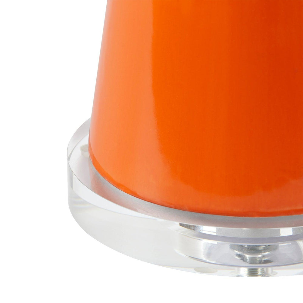 Astrid Lamp with Shade 17-inch White Linen, with Nickel-Blue Hand Home