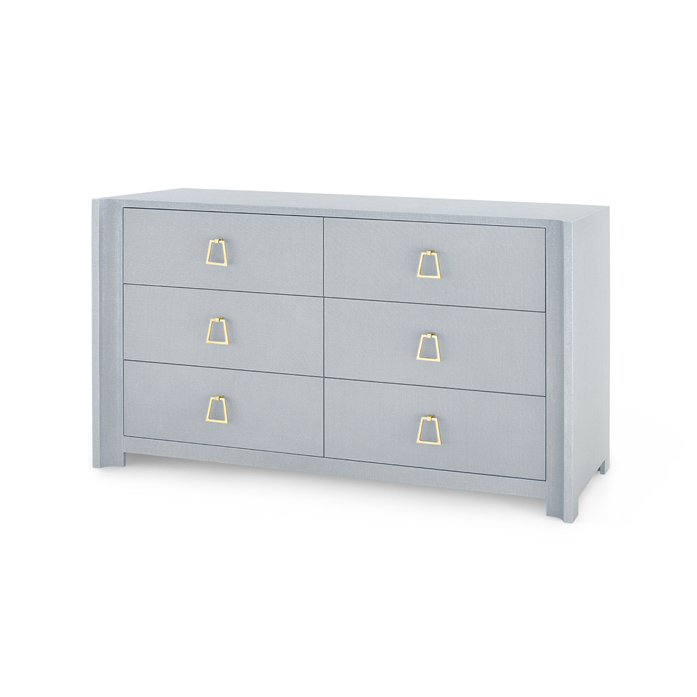 Audrey Extra Large 6-Drawer-Blue Hand Home
