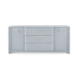 Audrey 3-Drawer & 2-Door Cabinet-Blue Hand Home