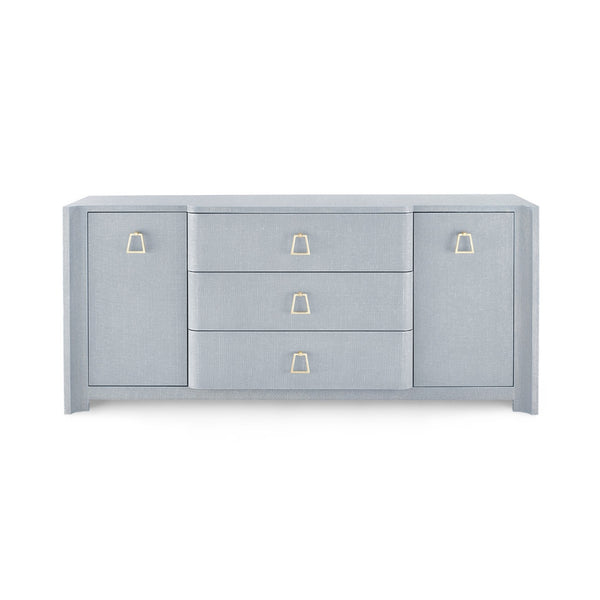 Audrey 3-Drawer & 2-Door Cabinet-Blue Hand Home