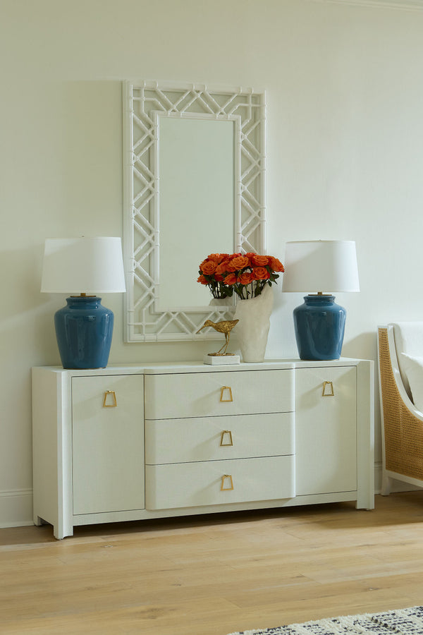 Audrey 3-Drawer & 2-Door Cabinet, Cream