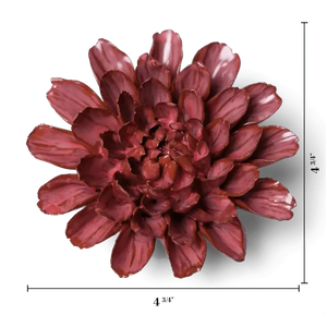 Blush Pink Star Dahlia Table Decoration Boho Design-Blue Hand Home