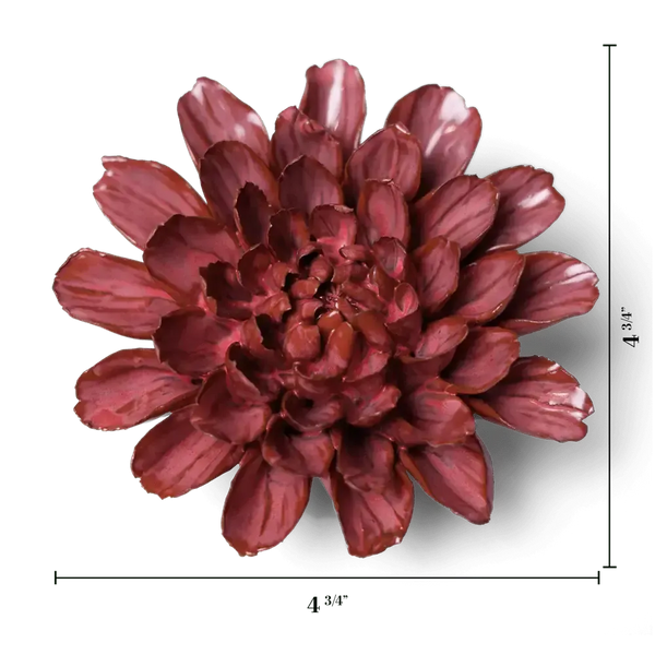 Blush Pink Star Dahlia Table Decoration Boho Design-Blue Hand Home