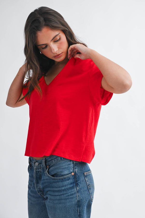 8281dk Til V-Neck Baby Top 3