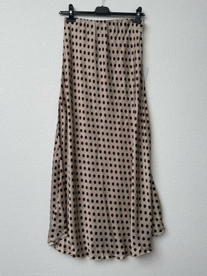 Leopard satin skirt 2337-POIS-Blue Hand Home
