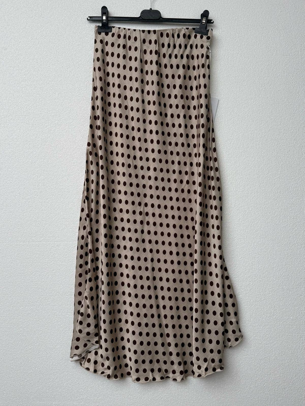 Leopard satin skirt 2337-POIS-Blue Hand Home
