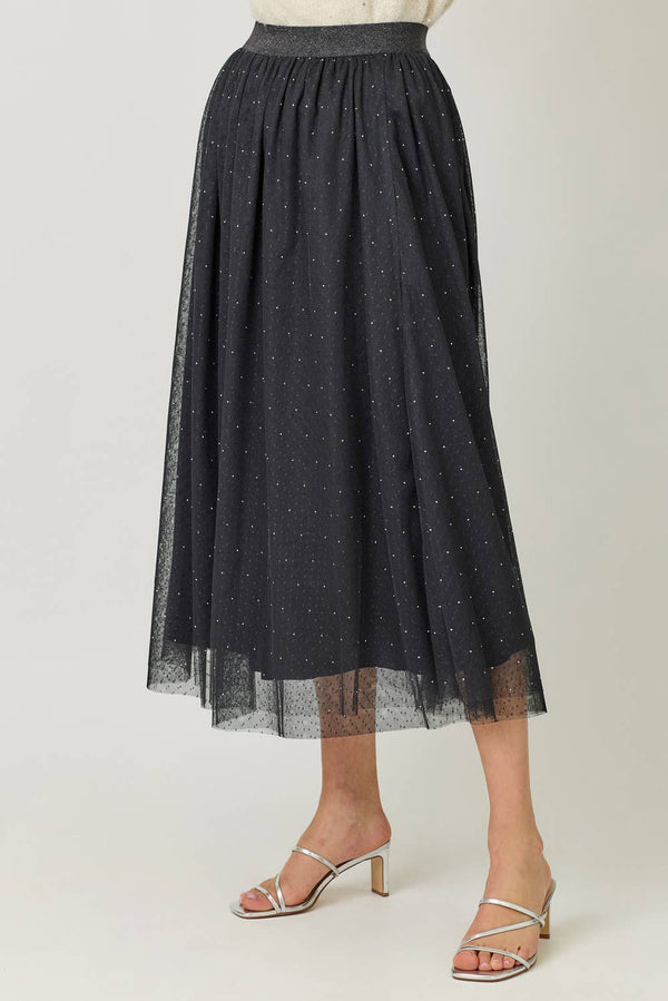 61286 Sparklet Tulle Skirt-Blue Hand Home