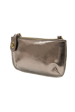 Liquid Metal Mini Crossbody Wristlet Clutch-Blue Hand Home
