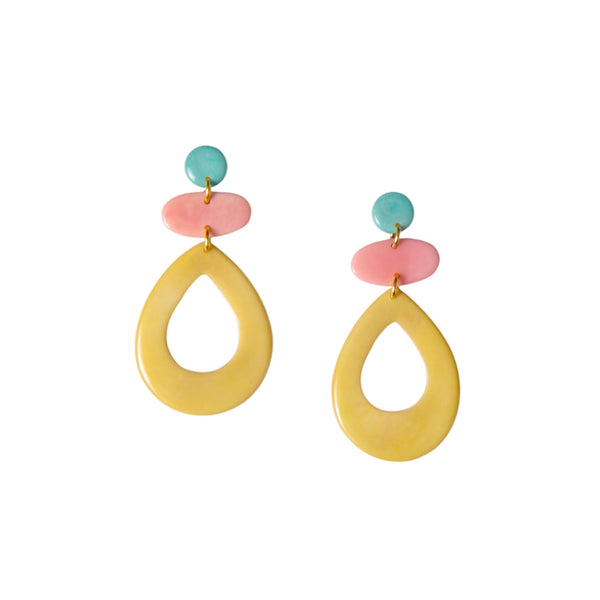 Kylie Earrings-Blue Hand Home