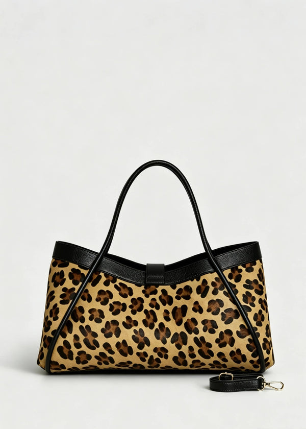 Limited Edition Genuine Calf Hair & Togo Leather Bag
