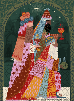 We Three Kings 500 Piece Puzzle-Blue Hand Home