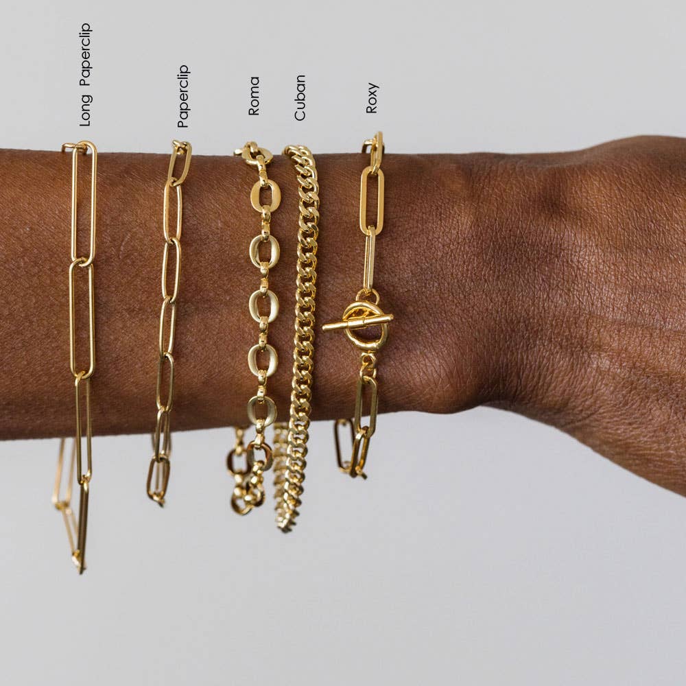 Toggle Clasp Roxy Bracelet-Blue Hand Home
