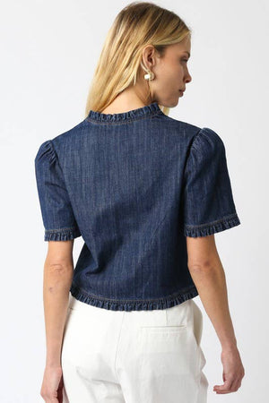 Isela Denim Shirt-Blue Hand Home
