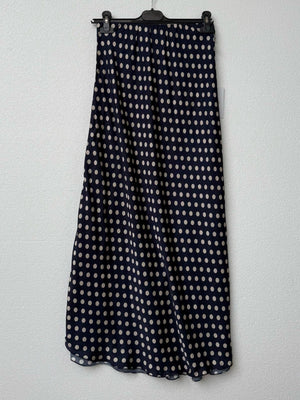Leopard satin skirt 2337-POIS-Blue Hand Home