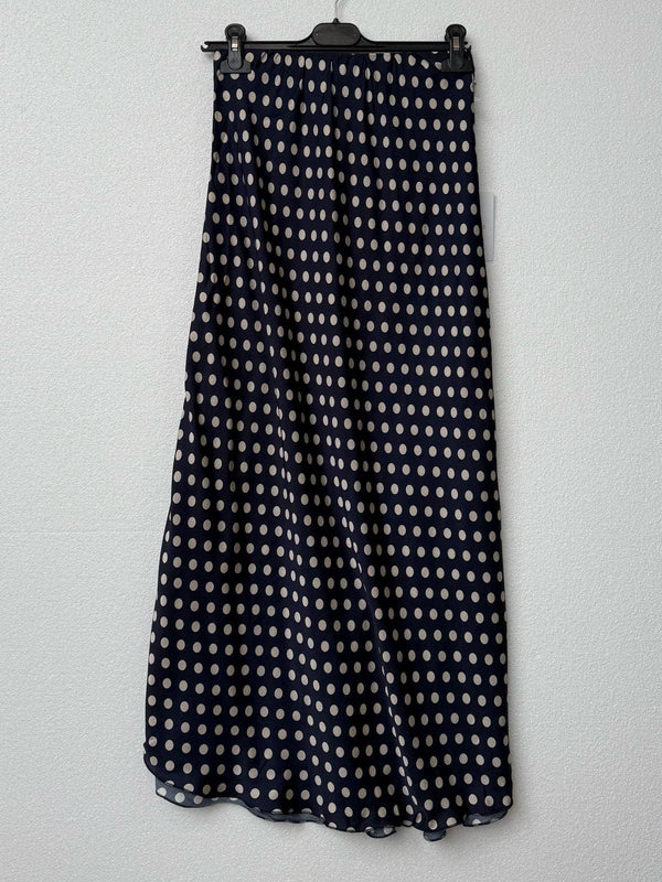 Leopard satin skirt 2337-POIS-Blue Hand Home