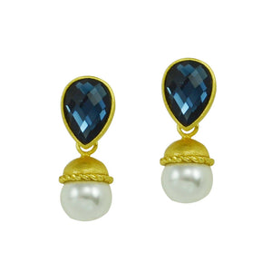 SABRINA EARRINGS-Blue Hand Home