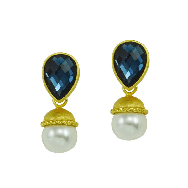 SABRINA EARRINGS-Blue Hand Home