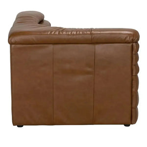 BANDERA SOFA, L, Roche Tan Leather-Noir Furniture-Blue Hand Home