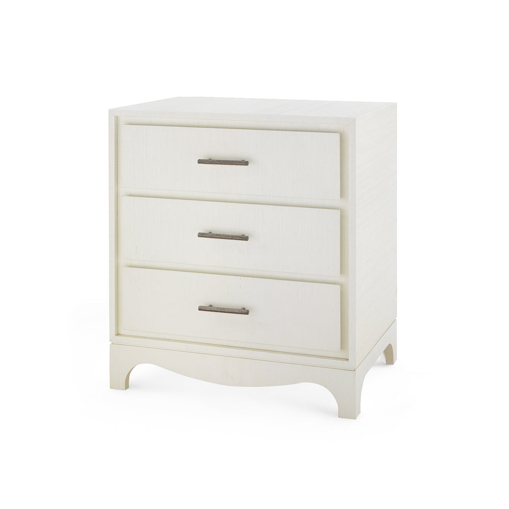 Barrett 3-Drawer Side Table-Blue Hand Home