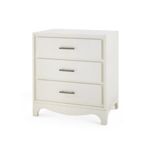 Barrett 3-Drawer Side Table-Blue Hand Home