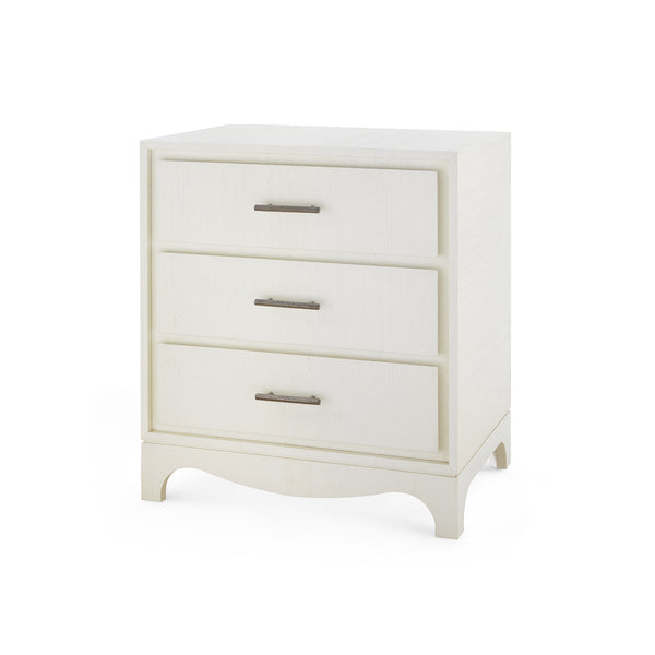 Barrett 3-Drawer Side Table-Blue Hand Home