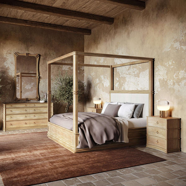 Battersea King Bed-Blue Hand Home