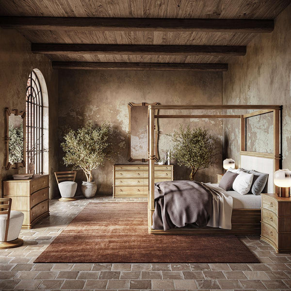 Battersea King Bed-Blue Hand Home