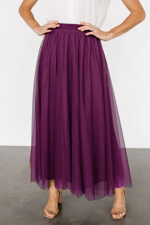 20 Colors Ethereal Flowy Elastic Waist Pleated Tulle Skirt
