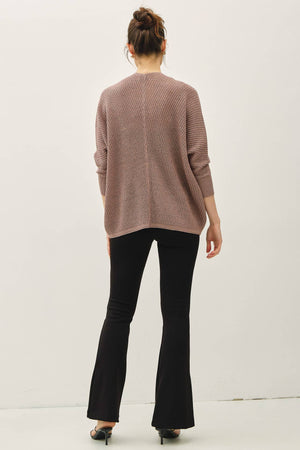 NEW COLOR- DOLMAN SLEEVE OPEN FRONT CARDIGAN-Blue Hand Home