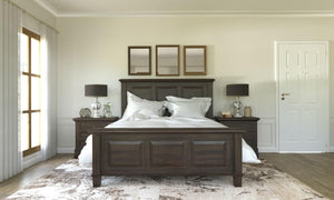 Huntley Bed King-Blue Hand Home