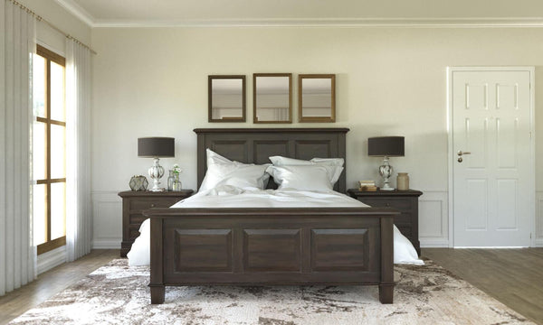 Huntley Bed King-Blue Hand Home