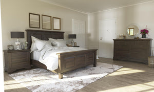Huntley Bed King-Blue Hand Home