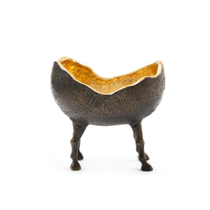Belmont Bowl, Bronze and Gold Leaf