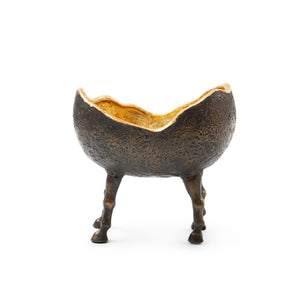 Belmont Bowl, Bronze and Gold Leaf