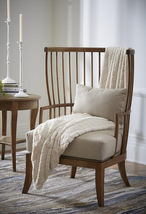 Bradley Round Side Table-Blue Hand Home
