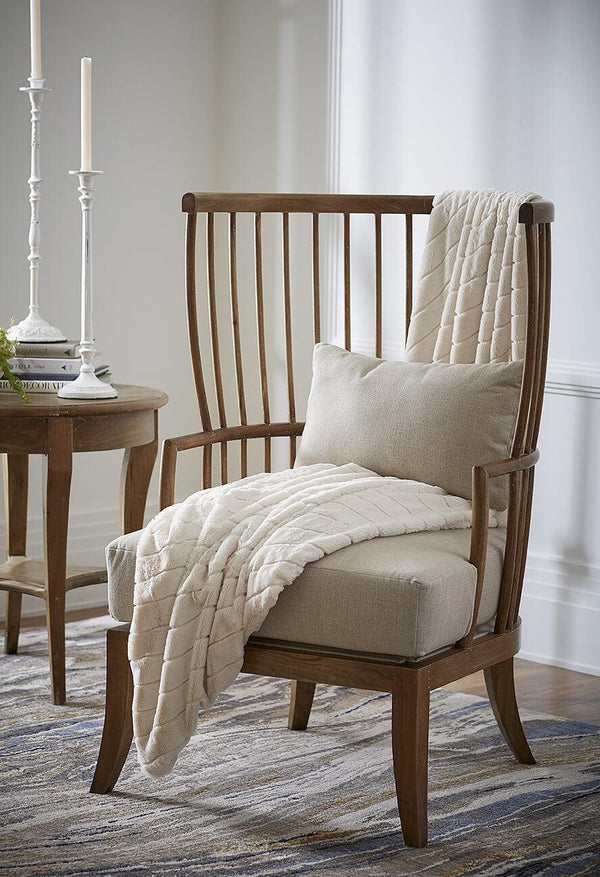 Bradley Round Side Table-Blue Hand Home
