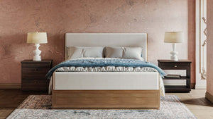 Maeve 2 Drawer Bedside Table-Blue Hand Home