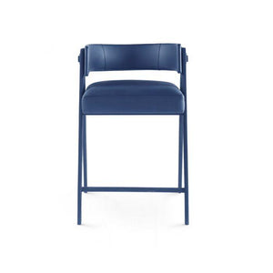 Bennett Counter Stool / Navy Blue-Villa & House-Blue Hand Home