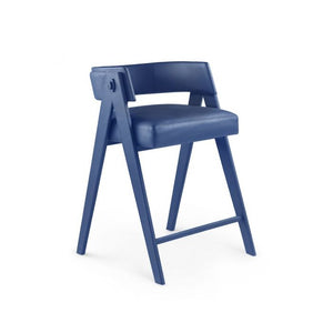 Bennett Counter Stool / Navy Blue-Villa & House-Blue Hand Home